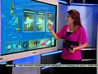 NTG: Ilang bahagi ng ating bansa, patuloy na makakaranas ng maulap na papawirin (030112)