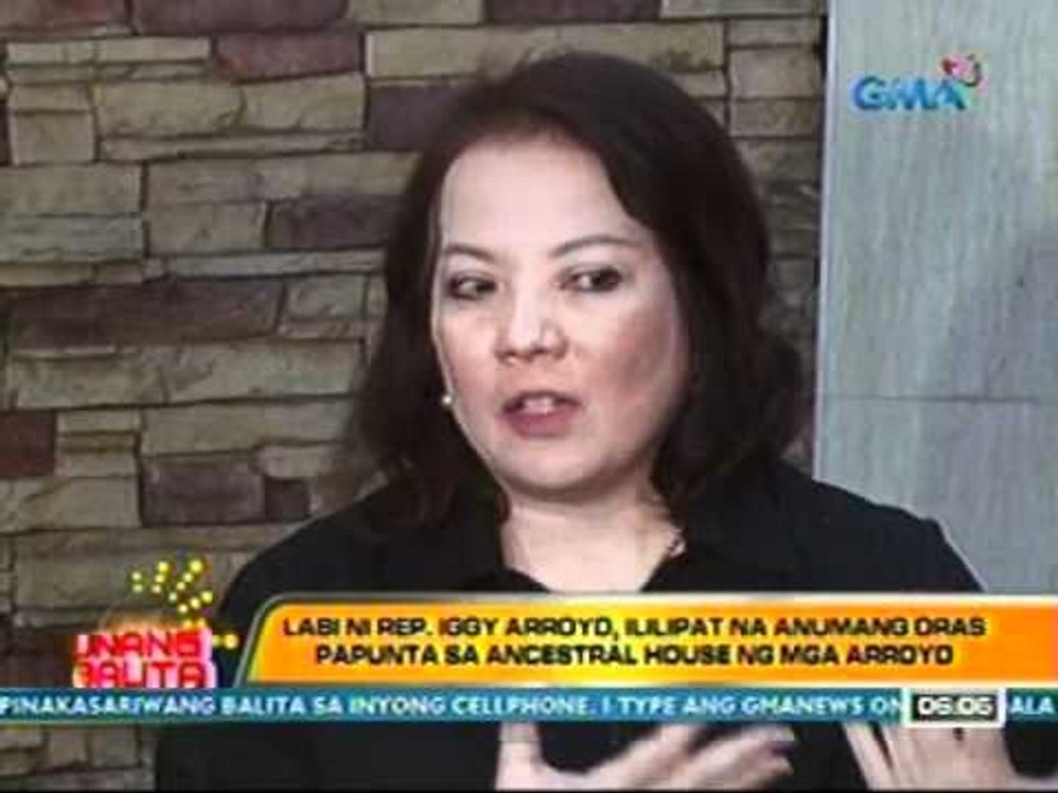 UB: Labi ni Rep. Iggy, ililipat na anumang oras papunta sa ancestral house ng mga Arroyo (030112)