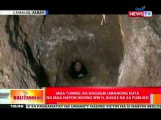 BT: Mga tunnel na nagsilbing kuta ng mga hapon noong WW II sa Albay, bukas na sa publiko