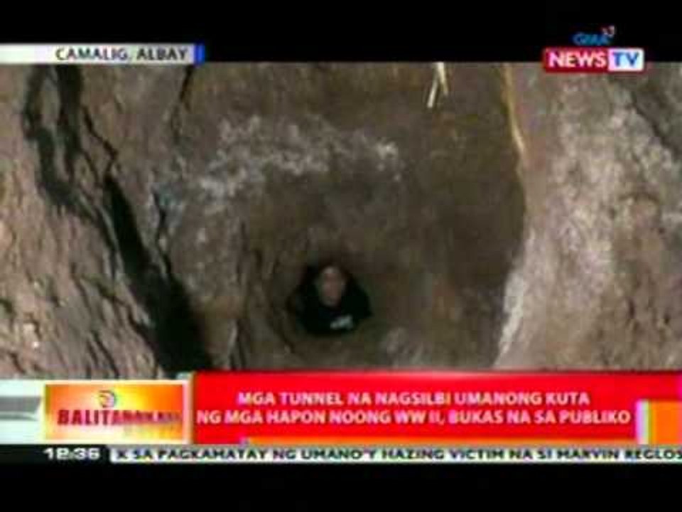 BT: Mga tunnel na nagsilbing kuta ng mga hapon noong WW II sa Albay, bukas na sa publiko