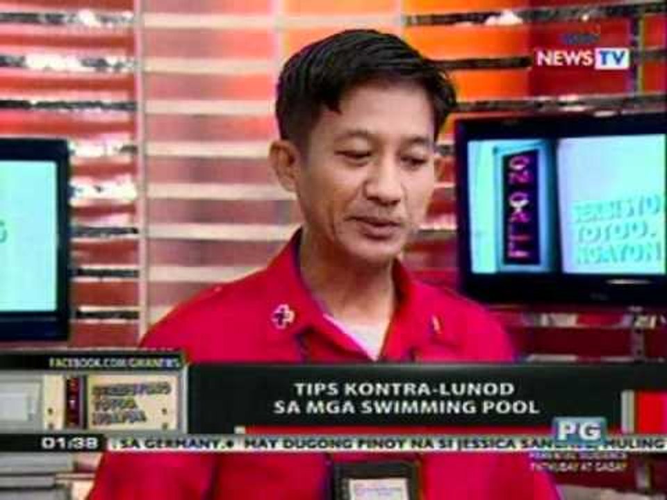 OC: Tips kontra-lunod sa mga swimming pool
