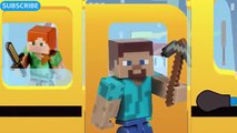 MINECRAFT CREEPER WHEELS ON THE BUS SONG Minecraft Creeper