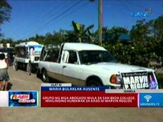 Flash: Marvin Reglos, ililibing   ngayong araw