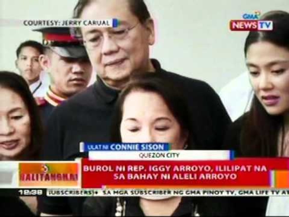 BT: Burol ni Rep. Iggy Arroyo,   ililipat na sa bahay ni Aleli   Arroyo