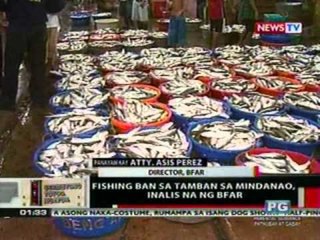 OC: Fishing ban sa tamban sa Mindanao, inalis na ng BFAR