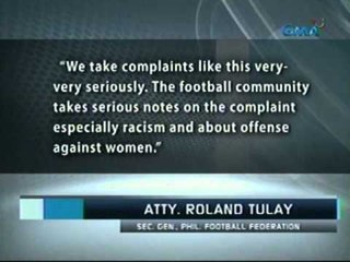 Saksi: Azkals team manager Dan Palami, humingi ng paumanhin kay Cristina Ramos