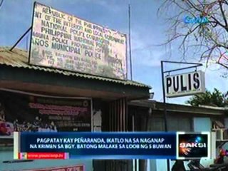 Nakunang 2 lalaking sakay ang motorsiklo, pinaniniwalaang suspek sa pagpatay kay Peñaranda