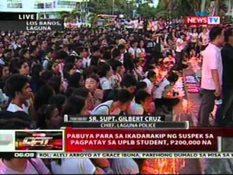 QRT: Panghoholdap at pagpatay sa estudyante ng UPLB, kinondena ng mga estudyante at guro