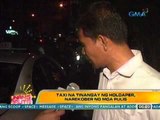 UB: Taxi na tinangay ng holdaper, narekober ng mga pulis sa QC (030512)
