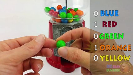 Learn Colours with a Candy Gumball Machine! Fun Learning Contest!