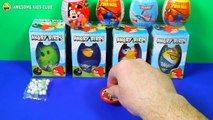 4 Giant Angry Birds Eggs and 5 Smaller Toy Surprise Eggs