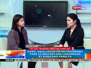 NTG: Hakbang ng DSWD sa mga batang hamog (030812)