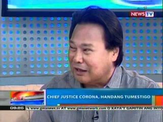 NTG: One-on-one interview with   CJ Renato Corona