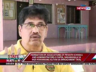 SONA: FAPSA, nababahala sa mga   nakaraang alitan sa Impeachment   Trial