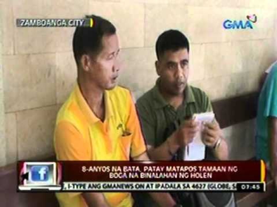 24 Oras: 8-anyos na bata, patay matapos tamaan ng boga sa Zamboanga