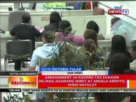 BT: Arraignment sa kasong tax evasion ng mag-asawang Mikey at Angela Arroyo, hindi natuloy