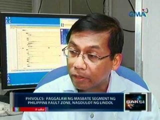 PHIVOLCS: Paggalaw ng   Masbate Segment ng Philippine   Fault Zone, nagdulot ng lindol