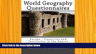 Kindle eBooks  World Geography Questionnaires: Europe - Countries and Territories in the Region