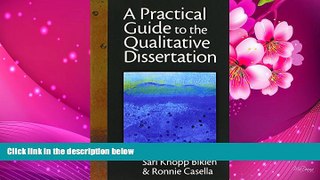 FREE [PDF]  A Practical Guide to the Qualitative Dissertation PDF [DOWNLOAD]