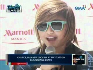Saksi: Charice, may new look na at may   tattoo sa kaliwang braso
