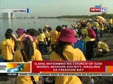 BT: Ilang miyembro ng Church of God World   Mission Society, naglinis sa Freedom   Bay