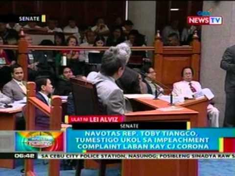 BP: Rep. Tiangco, inisa-isa ang dahilan kung bakit di pumirma sa impeachment complaint