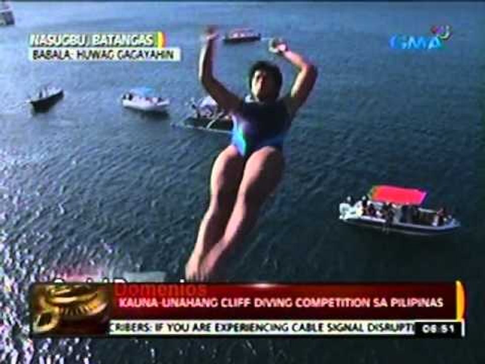 24oras: Kauna-unahang cliff diving competition sa Pilipinas
