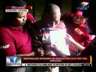 24 Oras:Hinihinalang miyembro ng sindikatong gun-for-hire, arestado sa Laguna