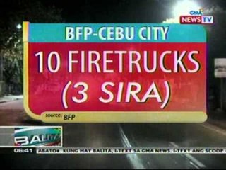 BP: Kakulangan sa gamit, dahilan kaya   mabagal ang pagresponde ng mga   bumbero sa Cebu