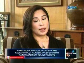 Saksi: Grace Ibuna, patuloy na nagdadalamhati sa pagpanaw ni Rep. Iggy Arroyo