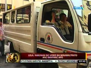 24oras: Lola, nakunan ng video   na minamaltrato ang kanyang apo