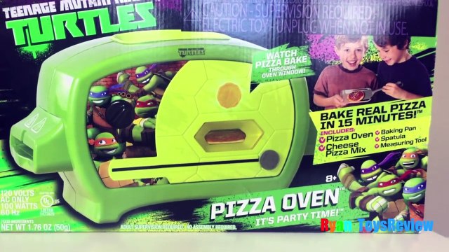 Teenage Mutant Ninja Turtles Pizza Oven Toys For Kids Family Fun Activity Ryan ToysReview