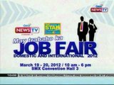 NTG: GMA Network at The Philippine Star, magsasagawa ng Job Fair sa March 19-20, 2012 (031612)