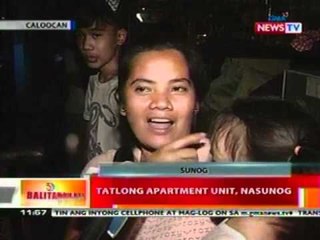 BT: Tatlong apartment unit, nasunog   (Caloocan)