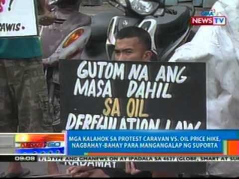 NTG: Mga kalahok sa protest caravan vs OPH, nagbahay-bahay para mangalap ng suporta (031512)