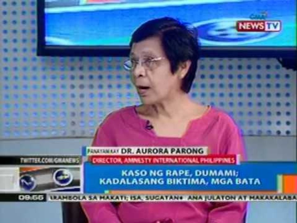 NTG: Kaso ng rape, dumami; kadalasang biktima, mga bata (031612) - video Dailymotion