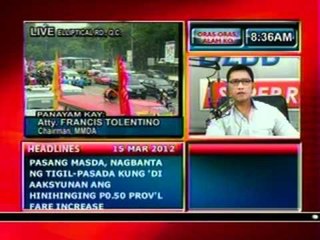 Download Video: DB: Panayam kay Atty. Francis Tolentino, Chairman ng MMDA (031512)