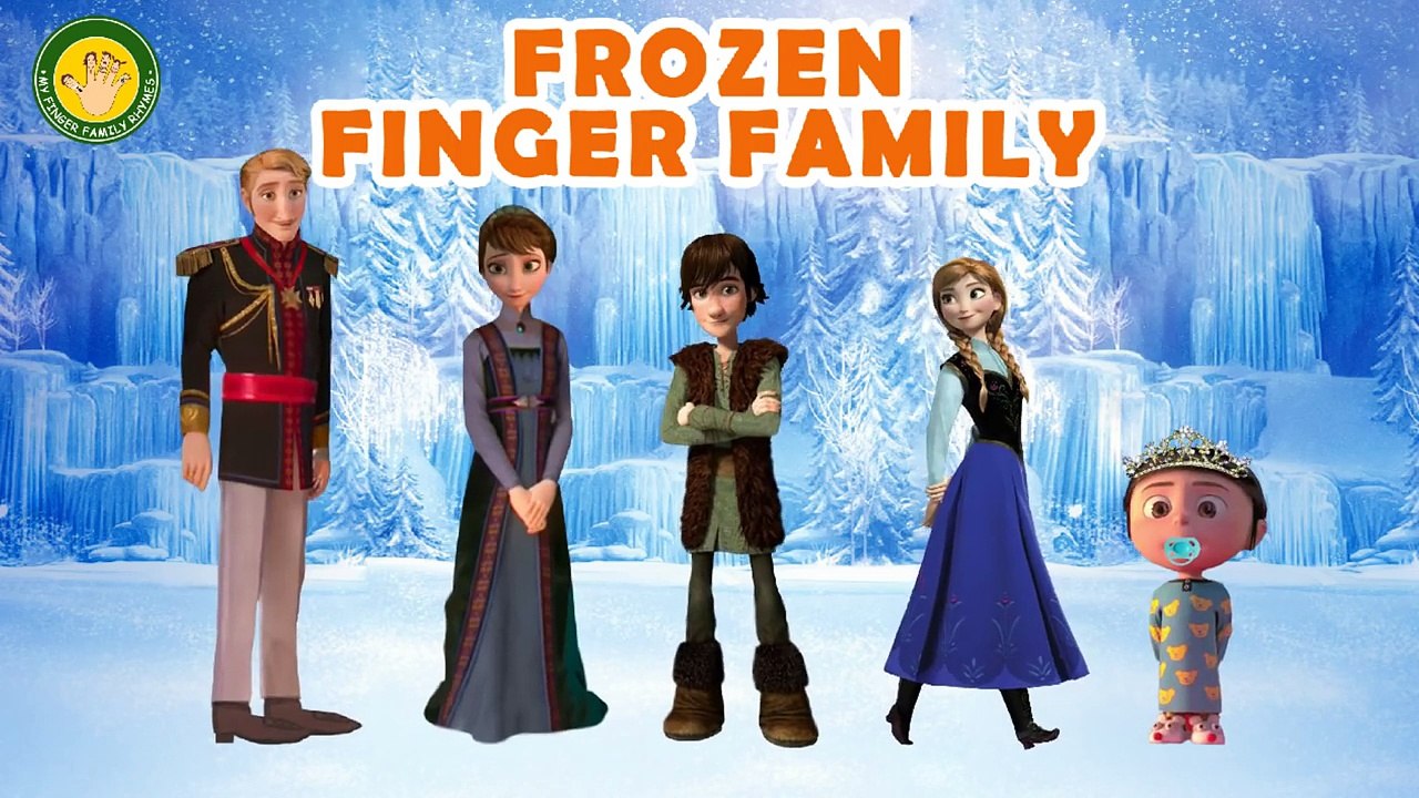 FROZEN Finger Family Nursery Rhymes for Kids | MY FINGER FAMILY RHYMES ...