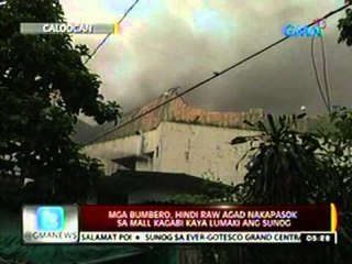24oras: Sunog sa Grand Central   mall, halos 19 na oras na