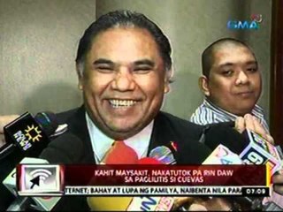 24 Oras: Lead Counsel ng depensa na si Serafin Cuevas, may sakit