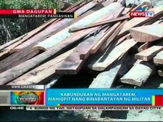 BP: Kabundukan ng Mangatarem sa Pangasinan, mahigpit nang binabantayan ng militar