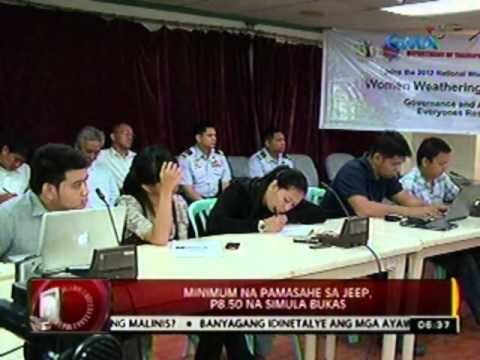 24 Oras: Minimum na pamasahe sa jeep, P8.50 na simula bukas