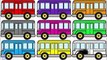 Learning Street Vehicles Colors - Learn Colours with The Little Bus - Learn Colors in English