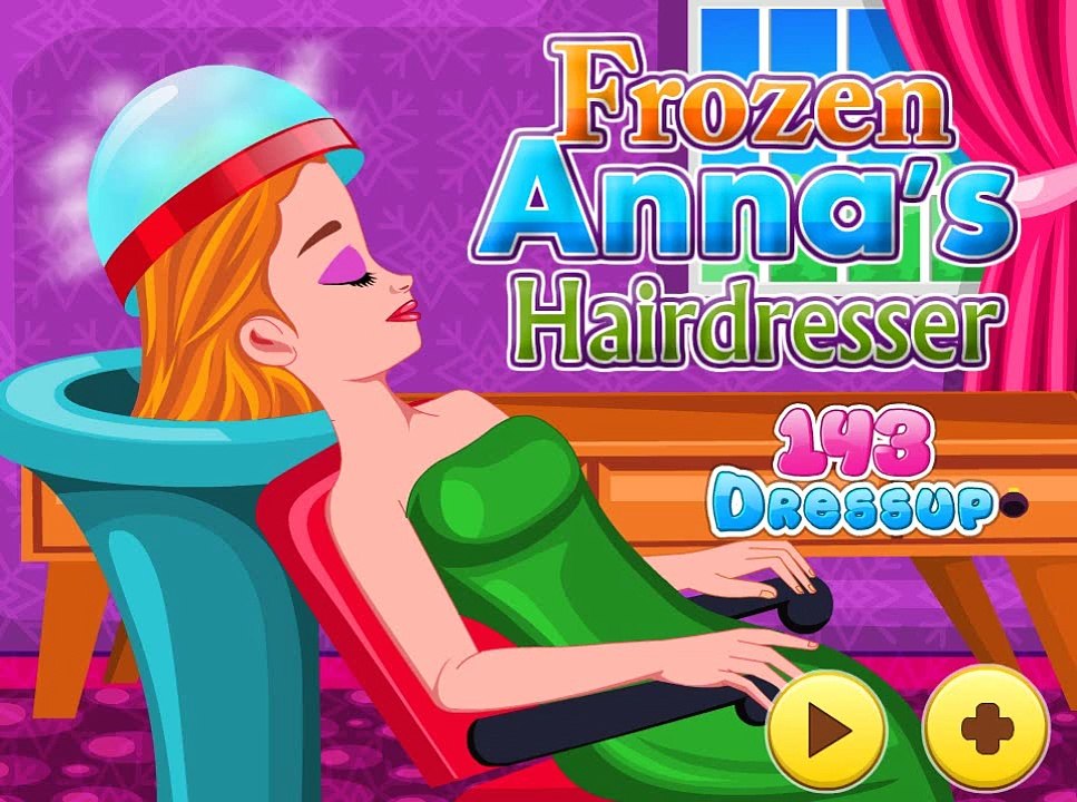 Frozen Annas Hairdresser Disney Princess Frozen Game For Little