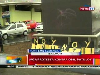 BT: Mga protesta kontra oph,   patuloy