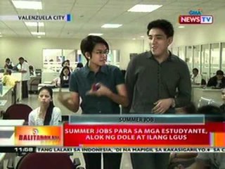 BT: Summer jobs para sa mga   estudyante alok ng DOLE at ilang   LGUS