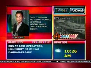 DB: DepEd, 'di pinaboran ang pagkalulong ng maraming kabataan sa video games at gadgets (032212)