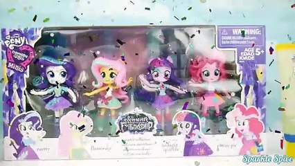 My Little Pony Bathtub Paint Learn Colors with Equestria Girls Color Changers Dolls Water Toys