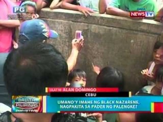 BP: Umano'y imahe ng black   nazarene, nagpakita sa pader ng   palengke?