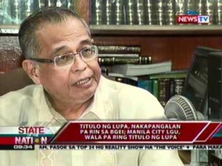 SONA: LGU ng Maynila, pinaiimbestigahan ang pagbili ng lupa mula sa Basa Guidote (032312)